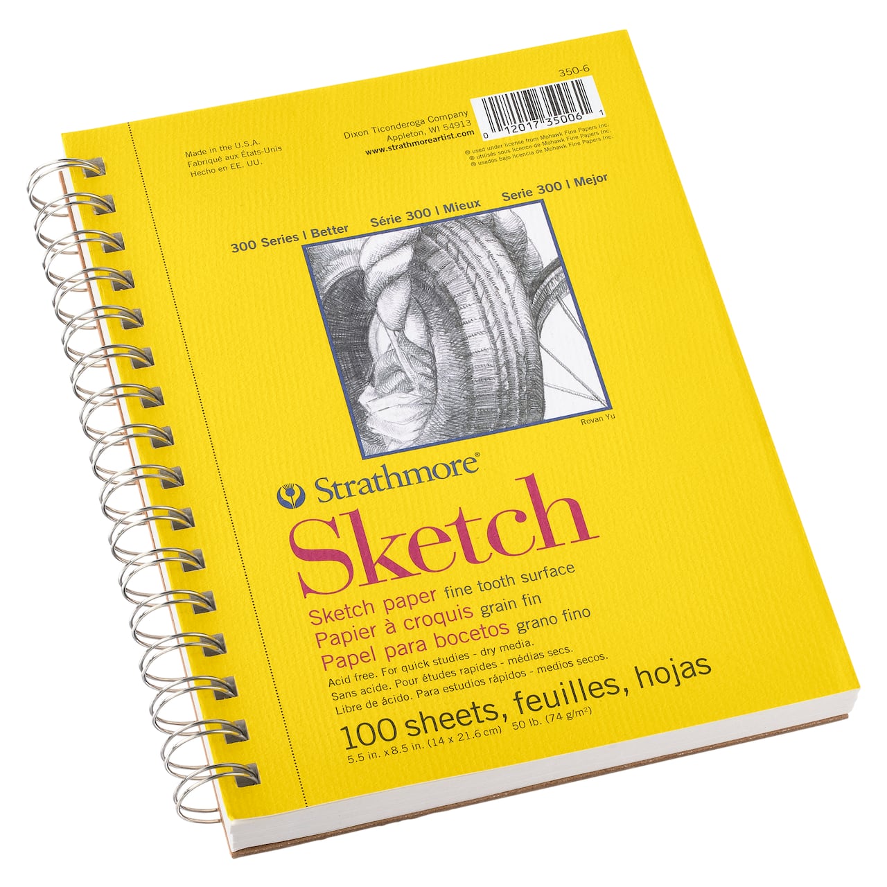 12 Pack: Strathmore® 300 Series Wired Sketch Paper Pad